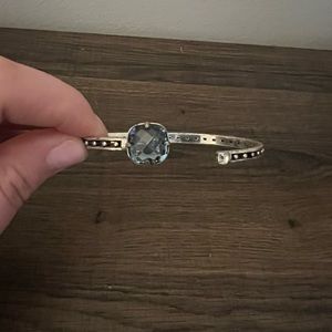 Blue stone bracelet